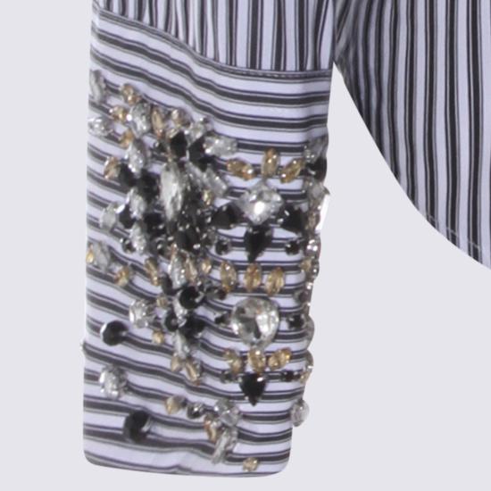 26SS 스포트막스 셔츠 2612191011600 80160003 Nero bianco - SPORTMAX