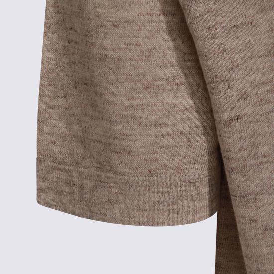 26SS 브루넬로 쿠치넬리 린넨 코튼 니트 폴로 셔츠 M2L00315 C7950 - BRUNELLO CUCINELLI