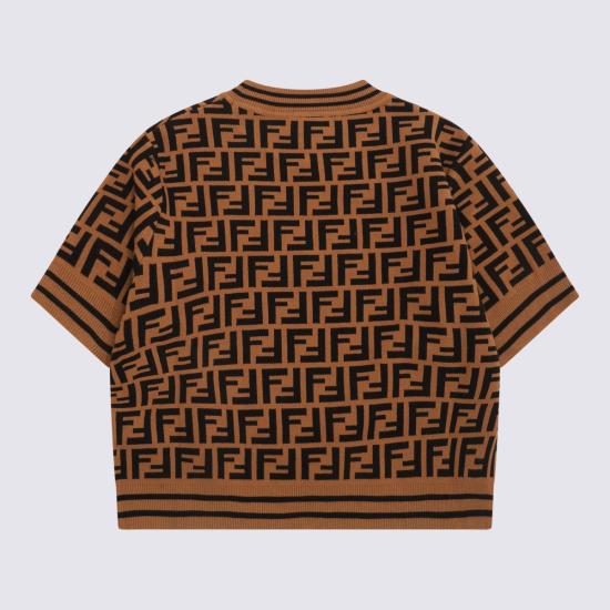 26FW [키즈] 펜디 캐시미어 니트 JFG069 AEYDF15B6 ZUCCA - FENDI