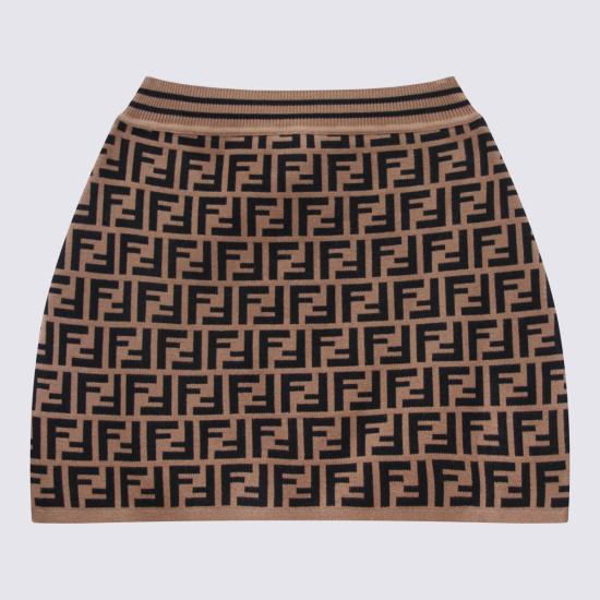 26FW [키즈] 펜디 스커트 JFG070 AEYDF15B6 ZUCCA - FENDI