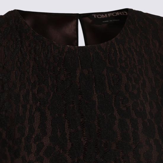 25FW 톰포드 민소매 티셔츠 TS2117 FAX1546XBLCH BLACK CHOCOLATE - TOMFORD