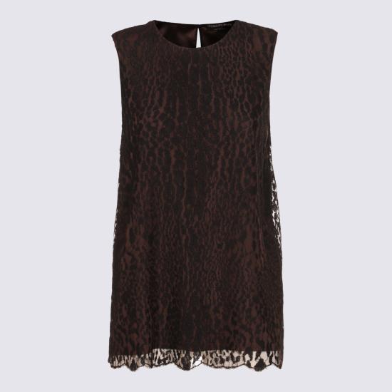 25FW 톰포드 민소매 티셔츠 TS2117 FAX1546XBLCH BLACK CHOCOLATE - TOMFORD