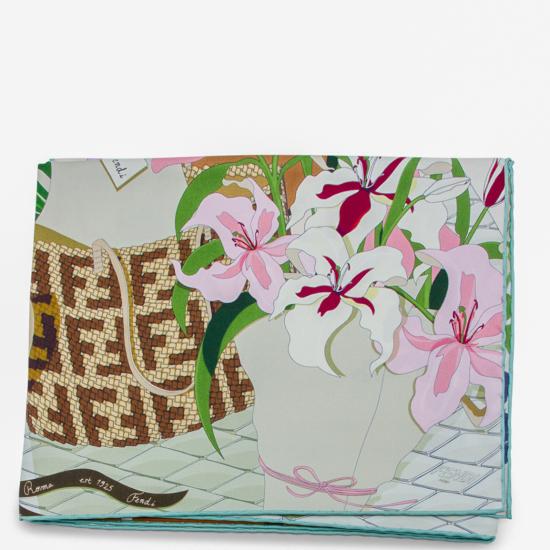 26SS 펜디 머플러/스카프 FXT091 B01SF1WNV VERDE MULTI - FENDI