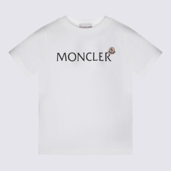 26SS [키즈] 몽클레어 티셔츠 L19548C00010 89AFV034 White