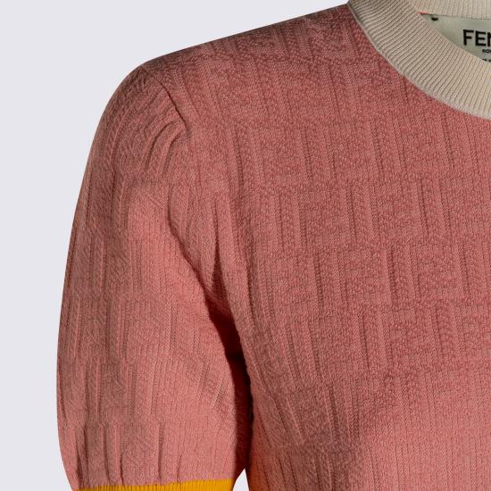 26SS 펜디 코튼 실크 스웨터 FZXE94 AW4SF1W0S ROSA - FENDI