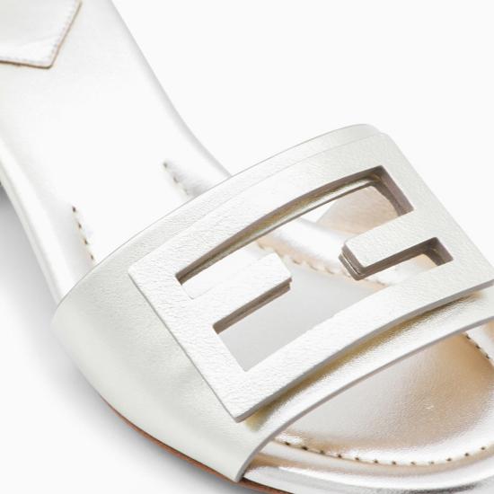 26SS 펜디 뮬/슬리퍼 8R8862 AY1RF0VF1 Platino - FENDI
