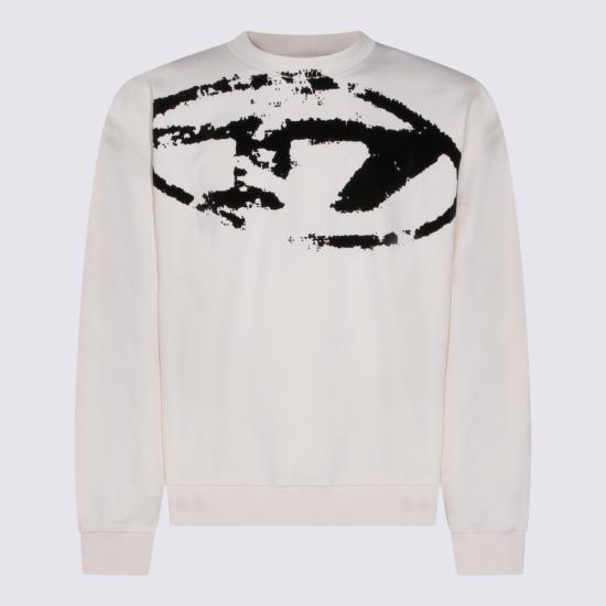26SS 디젤 S 박스트 N5 스웨트셔츠 A13051 0DMBU141A WHITE - DIESEL