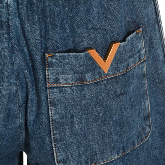 26SS 발렌티노 가라바니 데님 숏팬츠 8B3DD550 9YA558 MEDIUM BLUE - VALENTINO GARAVANI