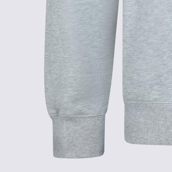 26SS 구찌 프린트 디테일 코튼 저지 스웨트셔츠 848737 XJHOK1056 Grey - GUCCI