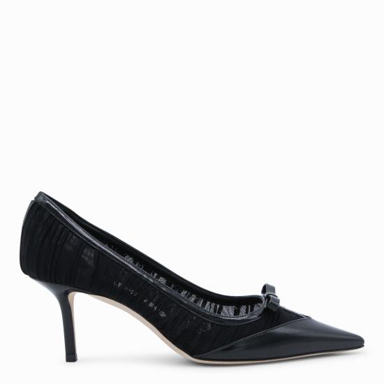26SS 지미추 힐/펌프스 LOVEMESH65 DQN000074 BLACK BLACK