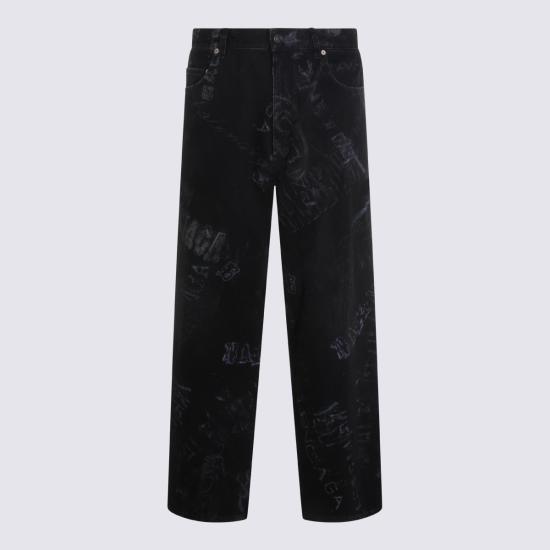 26SS 발렌시아가 데님 팬츠 857216 TTWA81037 Black