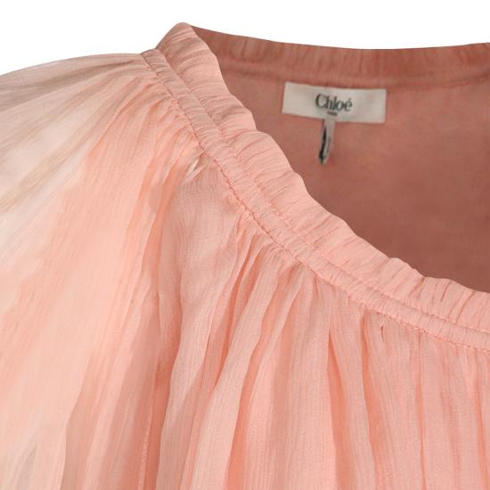26SS 끌로에 미디 원피스 CH26SRO02001 6L6 TAN ROSE - CHLOE