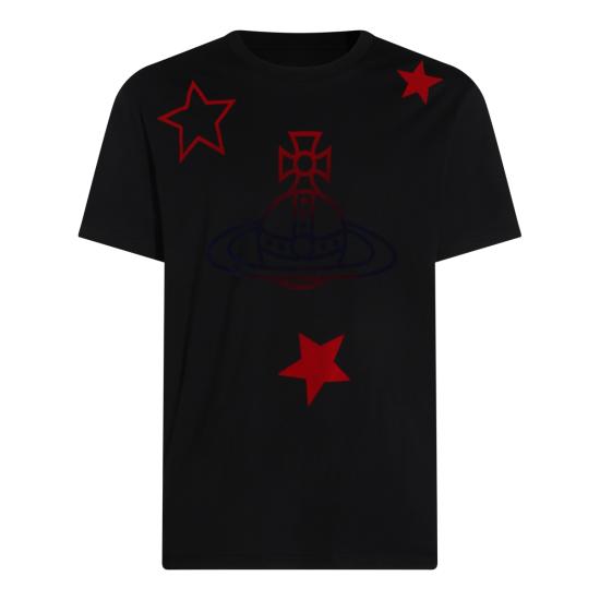 26SS 비비안웨스트우드 반팔 티셔츠 3G010056 J00B9N401 BLACK