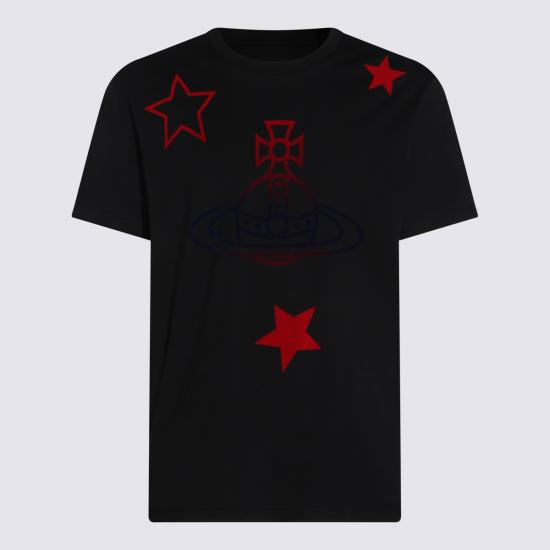 26SS 비비안웨스트우드 반팔 티셔츠 3G010056 J00B9N401 BLACK - VIVIENNE WESTWOOD