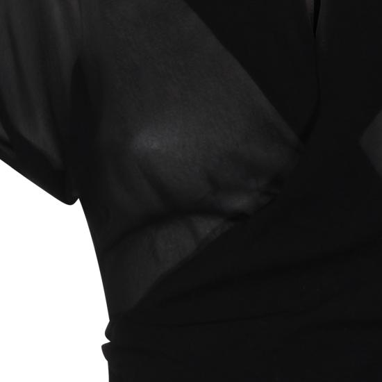 26SS 릭 오웬스 반팔 티셔츠 RP01F6233 G09 BLACK - RICK OWENS