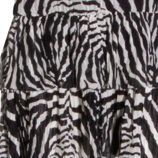 26SS 블루마린 롱 원피스 P622A767A M1039 NATURAL WHITE BLACK - BLUMARINE