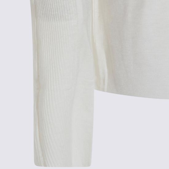26SS 톰크롬 긴팔 티셔츠 MTS94101 OFF WHITE - THOM KROM