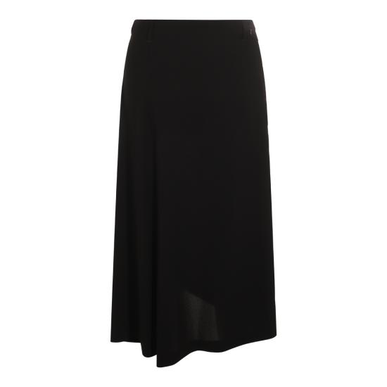 25FW 발렌시아가 롱 스커트 838761 TSO031000 BLACK - BALENCIAGA
