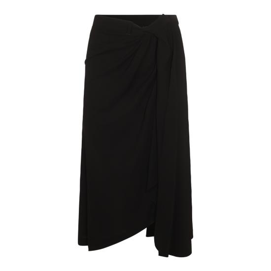 25FW 발렌시아가 롱 스커트 838761 TSO031000 BLACK