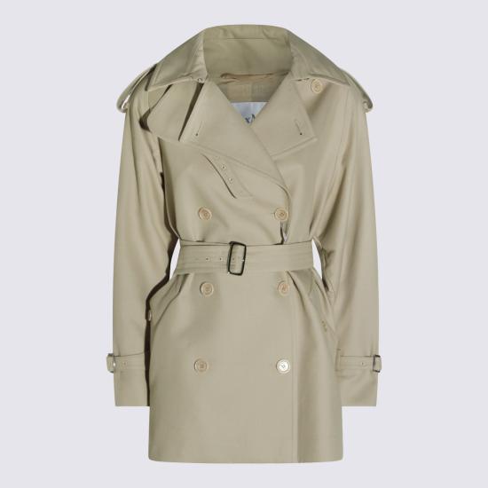26SS 막스마라 카초 더블 브레스티드 트렌치 자켓 2611121103600 002 - MAX MARA