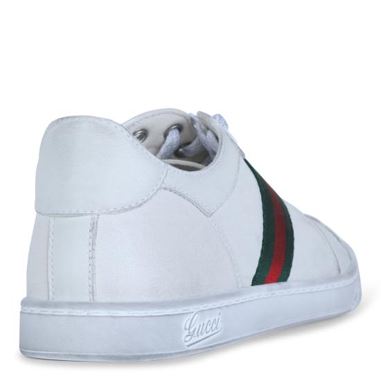 26SS 구찌 스트레치 로우탑 스니커즈 865056 AAGFF9099 BIANCO - GUCCI