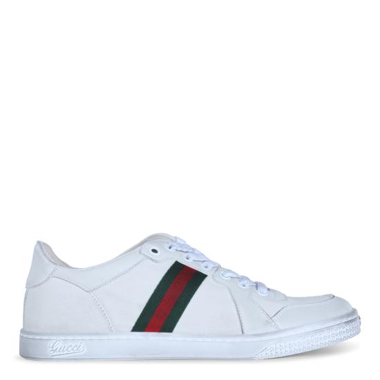 26SS 구찌 스트레치 로우탑 스니커즈 865056 AAGFF9099 BIANCO