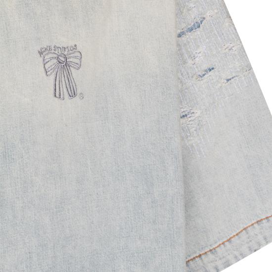 26SS 아크네 스튜디오 멘디드 데님 셔츠 BB0679 228 - ACNE STUDIOS