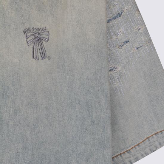 26SS 아크네 스튜디오 멘디드 데님 셔츠 BB0679 228 - ACNE STUDIOS