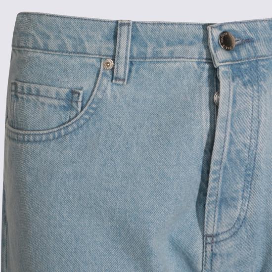 26SS 메종키츠네 데님 팬츠 QM01102 WD40220489 LIGHT WASHED INDIGO - MAISON KITSUNE