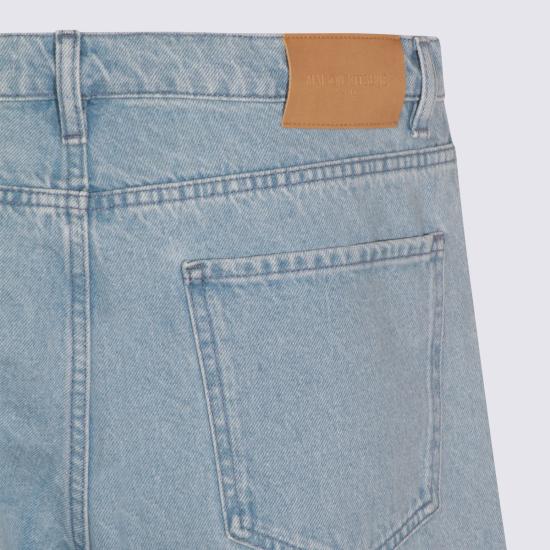 26SS 메종키츠네 데님 팬츠 QM01102 WD40220489 LIGHT WASHED INDIGO - MAISON KITSUNE