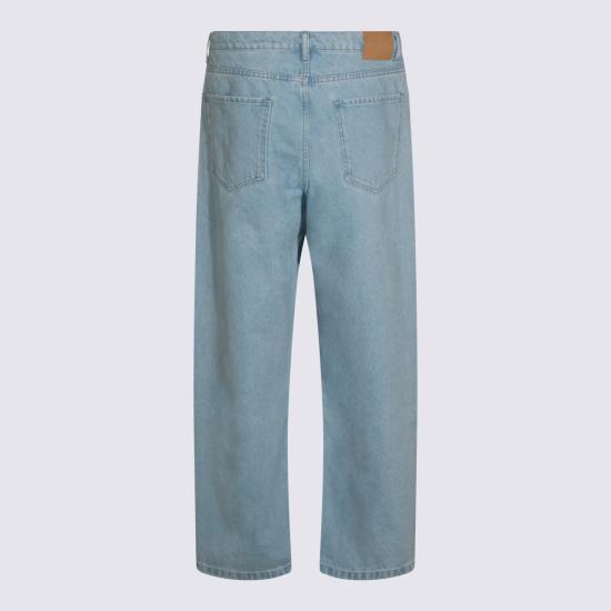 26SS 메종키츠네 데님 팬츠 QM01102 WD40220489 LIGHT WASHED INDIGO - MAISON KITSUNE