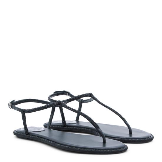 26SS 르네 카오빌라 플랫 슈즈 C11574010 R001V050 BLACK - RENE CAOVILLA