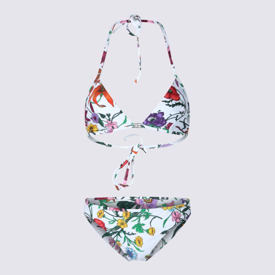 26SS 구찌 플로라 프린티드 스파클링 저지 비키니 867524 XHALP9413 FLORA - GUCCI