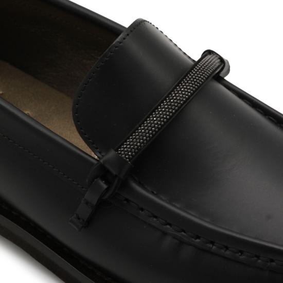 26FW 브루넬로 쿠치넬리 로퍼 MZMGG3314P C101 BLACK - BRUNELLO CUCINELLI