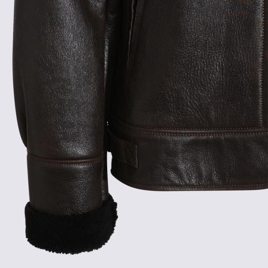 25FW 살바토레 산토로 가죽 자켓 W25SANT49571U DIESDARK BROWN - SALVATORE SANTORO