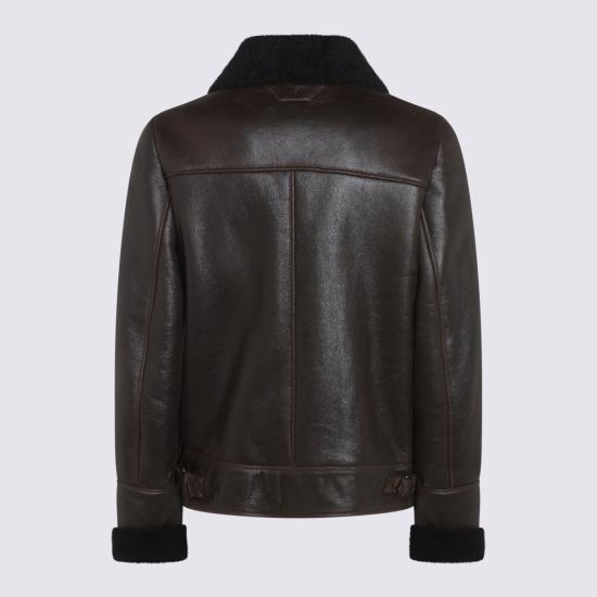 25FW 살바토레 산토로 가죽 자켓 W25SANT49571U DIESDARK BROWN - SALVATORE SANTORO