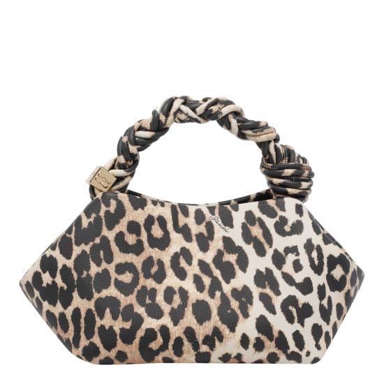 26FW 가니 레오파드 그레인드 스몰 부백 B2100039 859 Brown - GANNI