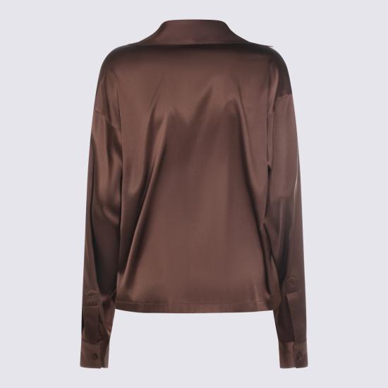 26SS 톰포드 블라우스 TS2144 FAX881ECD BROWN - TOMFORD