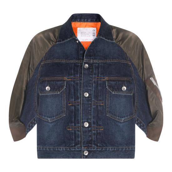 26SS 사카이 봄버 자켓 2608312 435 BLUE KHAKI
