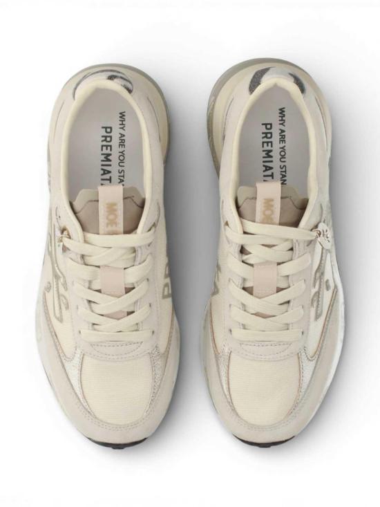 26SS 프리미아타 모에런 스니커즈 MOERUNDVAR80808080 White - PREMIATA