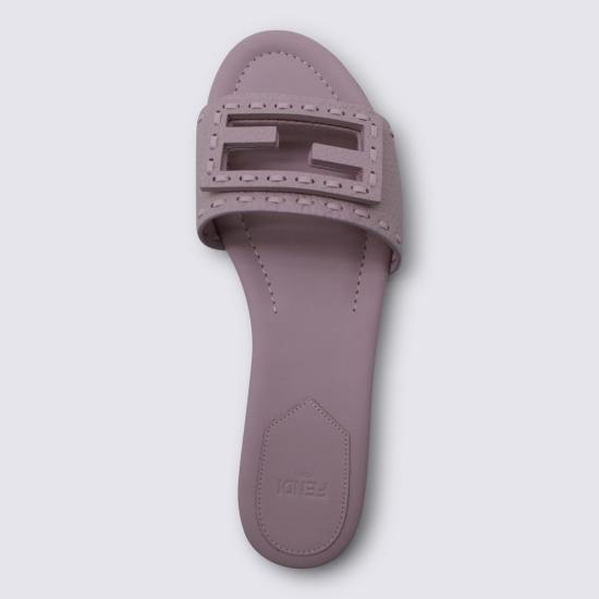 26SS 펜디 바게트 시에나 레더 슬라이드 8R8136 AQY2F0U6M ANEMONE - FENDI