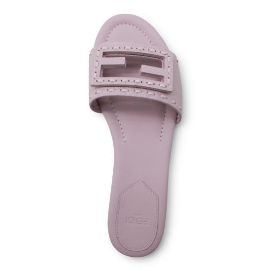 26SS 펜디 바게트 시에나 레더 슬라이드 8R8136 AQY2F0U6M ANEMONE - FENDI