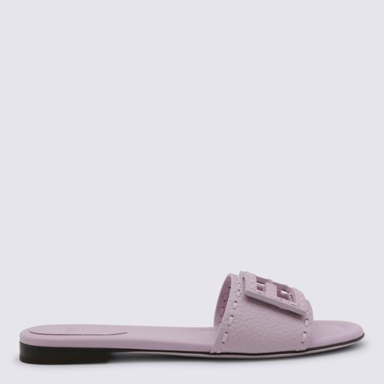 26SS 펜디 바게트 시에나 레더 슬라이드 8R8136 AQY2F0U6M ANEMONE - FENDI