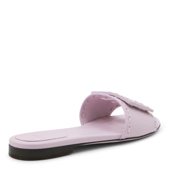 26SS 펜디 바게트 시에나 레더 슬라이드 8R8136 AQY2F0U6M ANEMONE - FENDI