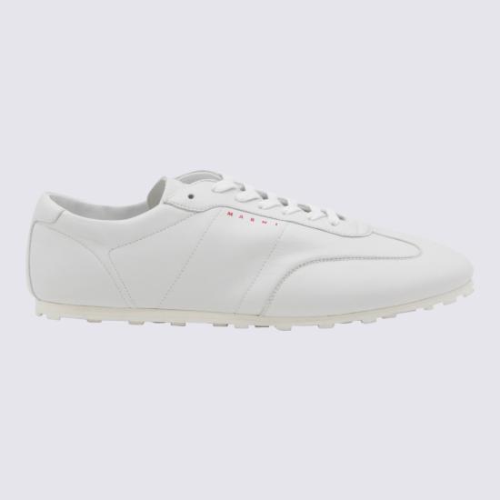 25FW 마르니 소프티 사커 스니커즈 SNZU018600 P555800W01 White