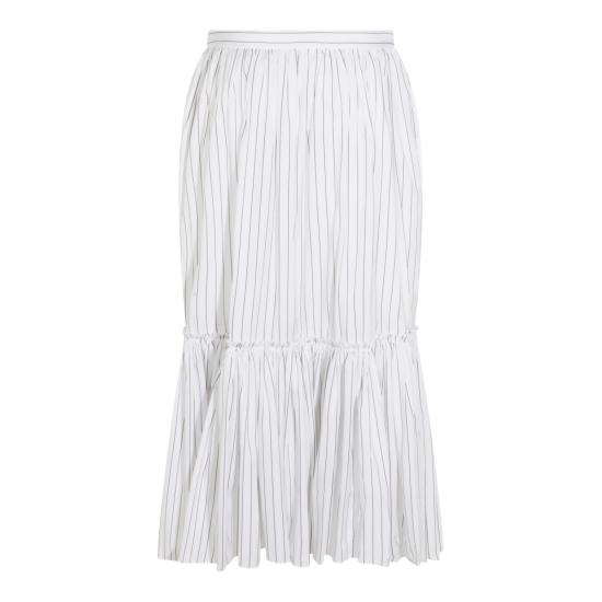 26SS 질샌더 미디 스커트 J02MA0373 J45329154 ARTIC SEA - JIL SANDER