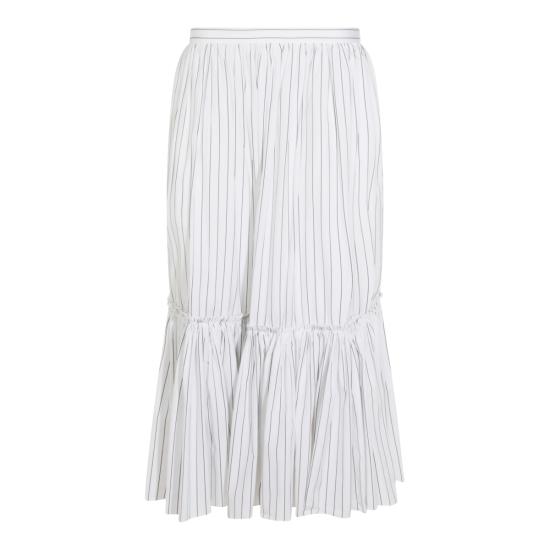26SS 질샌더 미디 스커트 J02MA0373 J45329154 ARTIC SEA