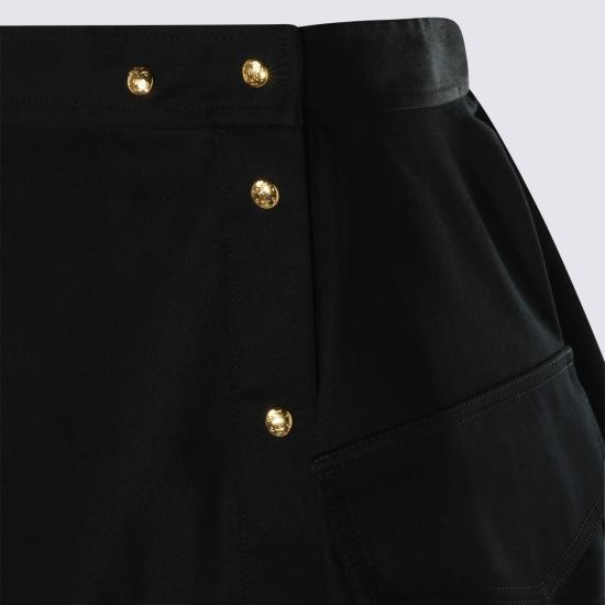 26SS 셀린느 코트 트윌 숏 스커트 RJ09N539W 38NO BLACK - CELINE