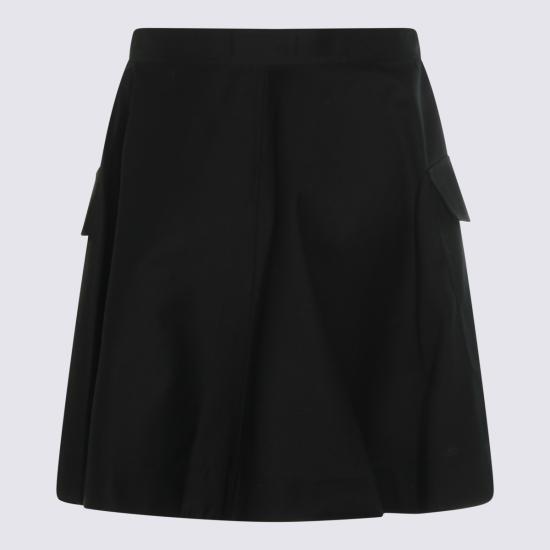 26SS 셀린느 코트 트윌 숏 스커트 RJ09N539W 38NO BLACK - CELINE