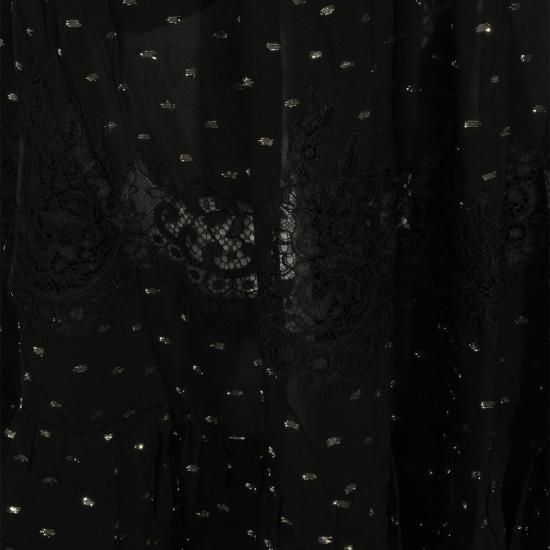 26SS 셀프 포트레이트 롱 스커트 RS26196XSKB BLACK - SELF PORTRAIT